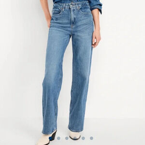 Old Navy Women's Extra High Rise Wide Leg Jeans